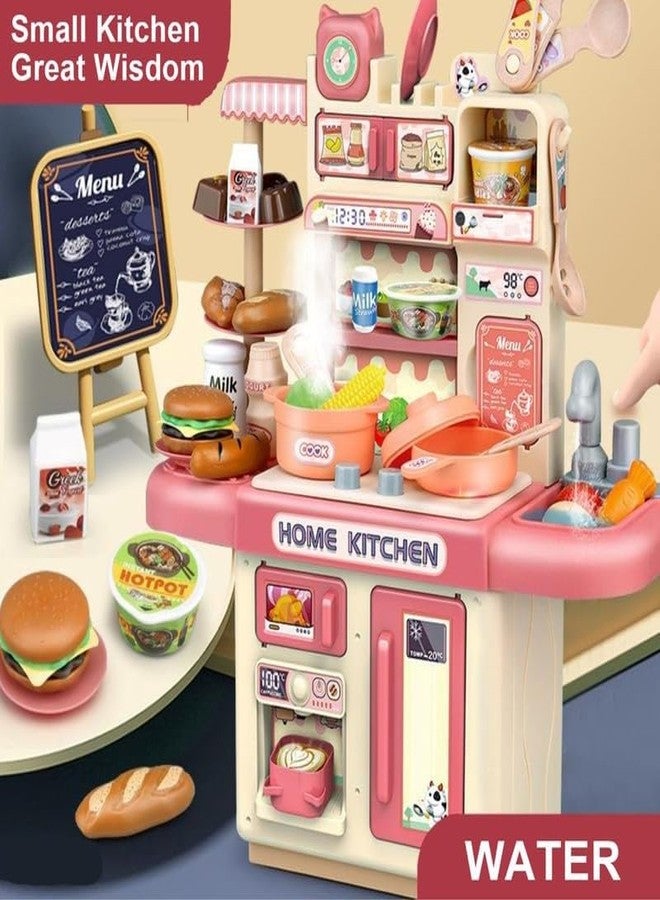 Fezeedi Modern Home Kitchen Set, Interactive Cooking Pretend Play Set for Kids, Includes Mini Utensils, Realistic Kitchen Toys, Toy for Imaginative Play (Multicolor) - Image 5